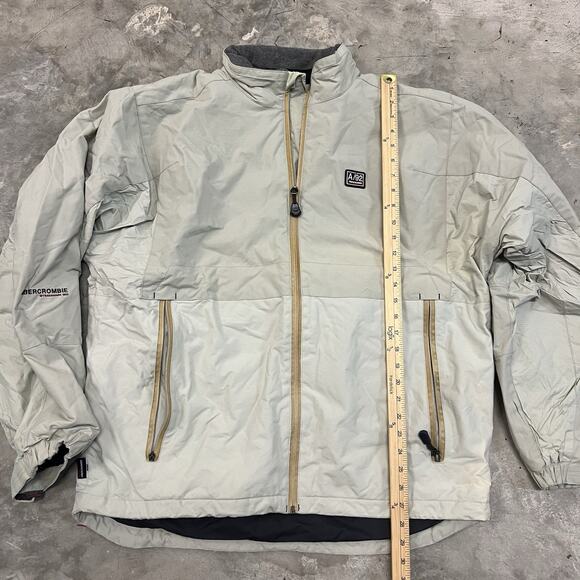 Abercrombie & Fitch A/92 Men's Full Zip Waterproof Jacket Size XL utility - Picture 2 of 9